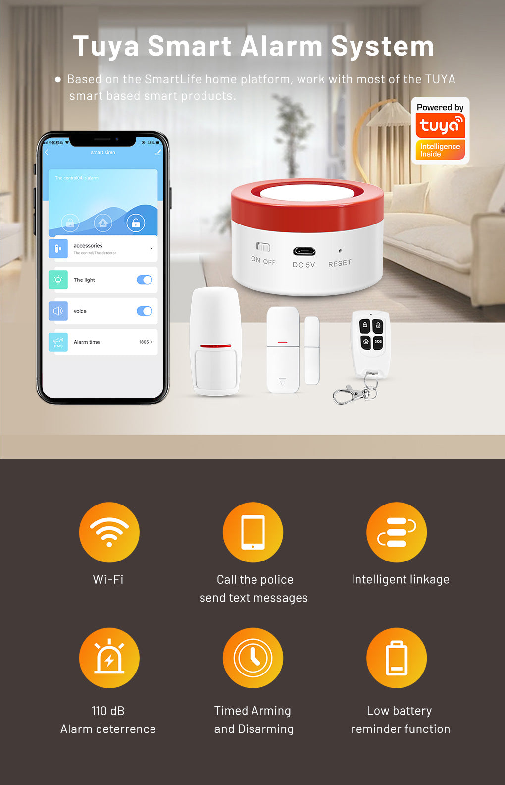 Wifi smart alarm Bezicni alarmni sistem za zastitu doma