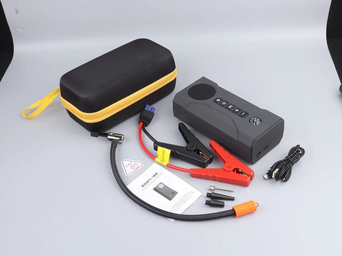 Starter za auto Jump Starter sa kompresorom