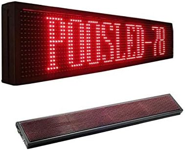 LED svetleca reklama crvena 100cm x 20cm