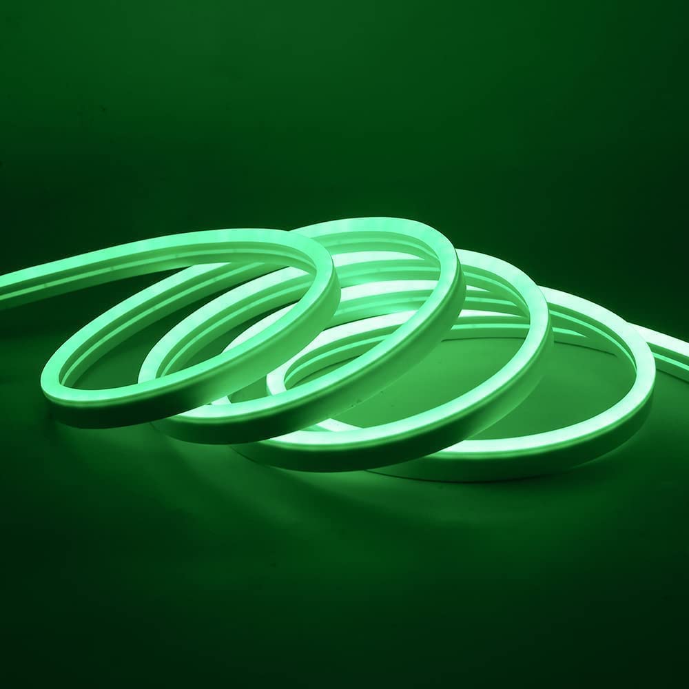 LED NEON flex traka - 10m 220v Zelena