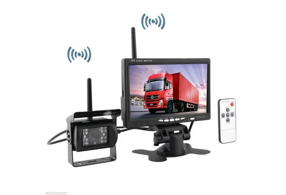 Set Monitor 7inca i wifi bezicna kamera za kamion, kombajn