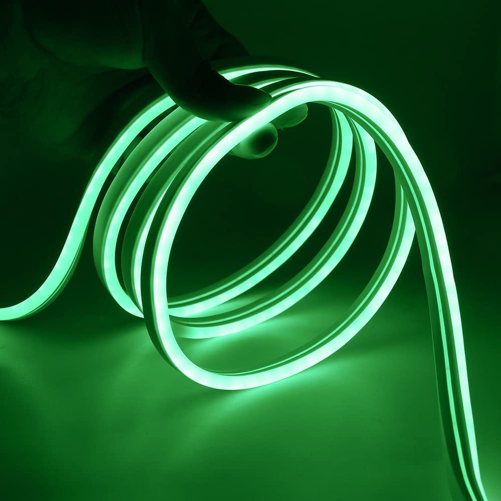 LED NEON flex traka - 10m 220v Zelena
