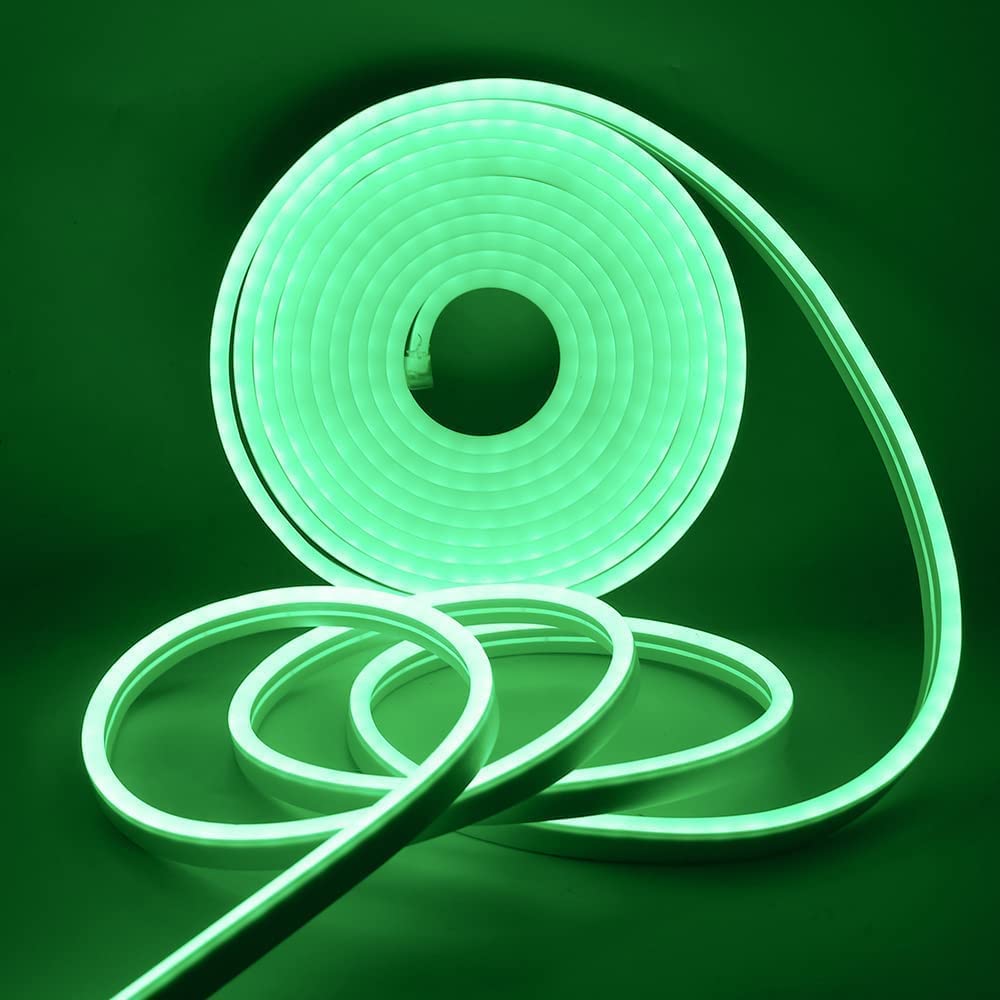 LED NEON flex traka - 10m 220v Zelena