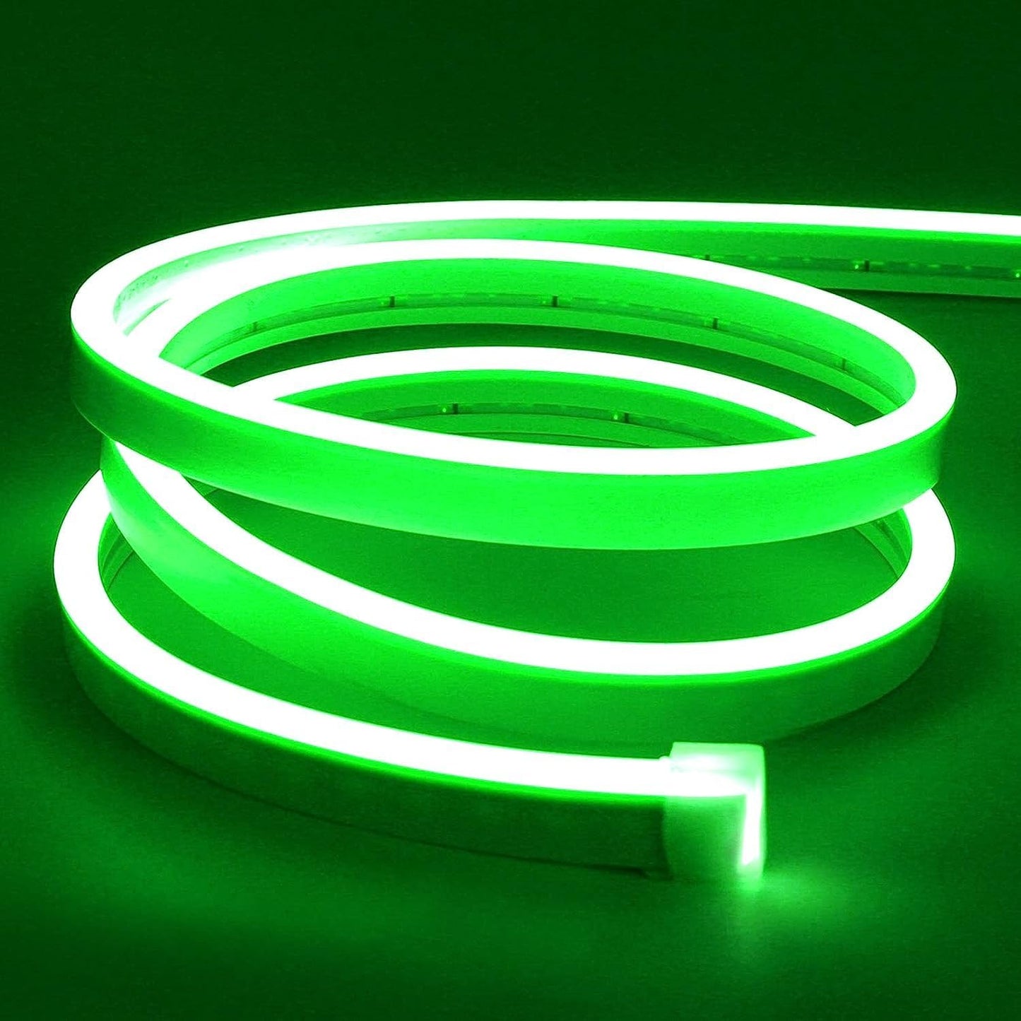 LED NEON flex traka - 10m 220v Zelena
