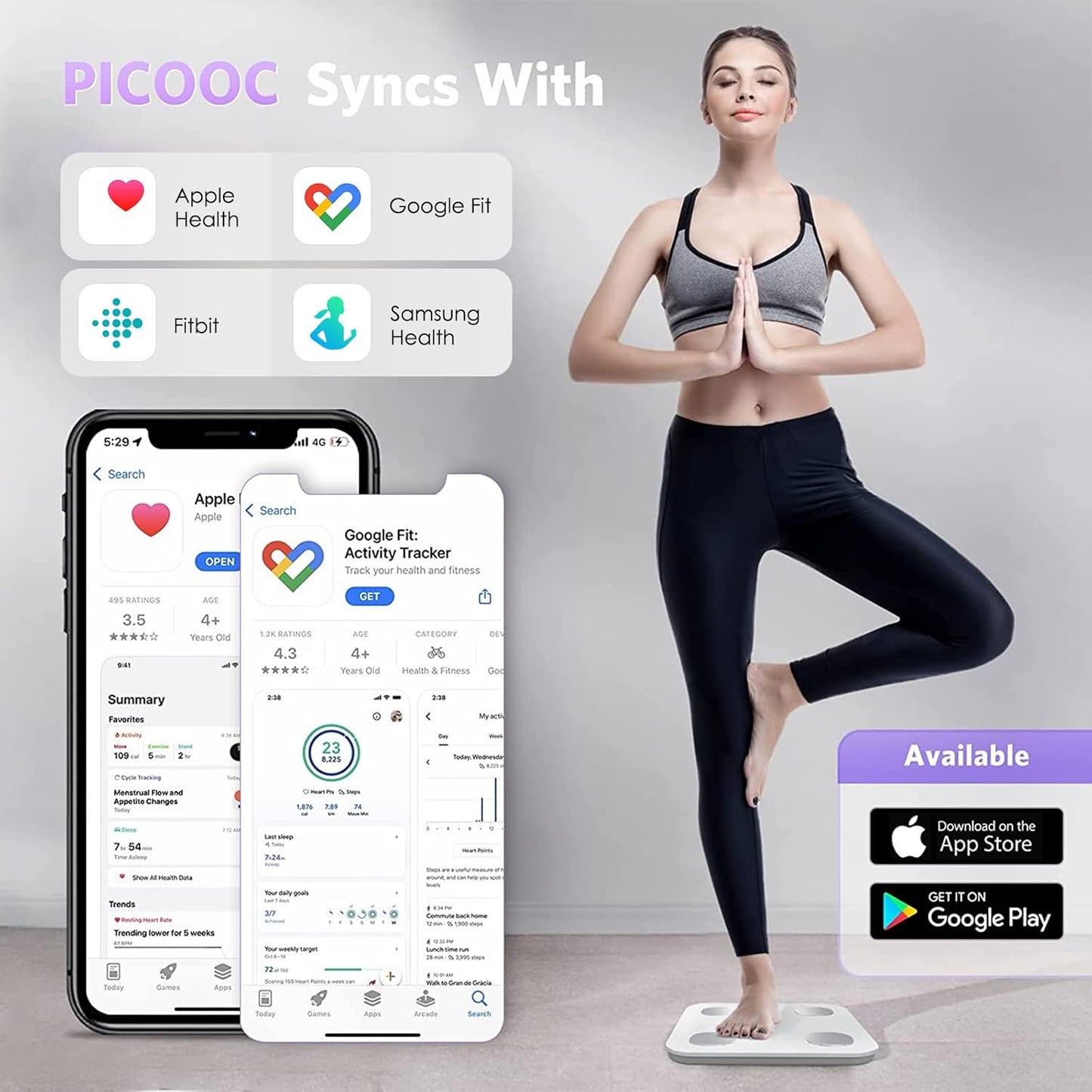Pametna Bluetooth digitalna vaga sa 17 funkcija