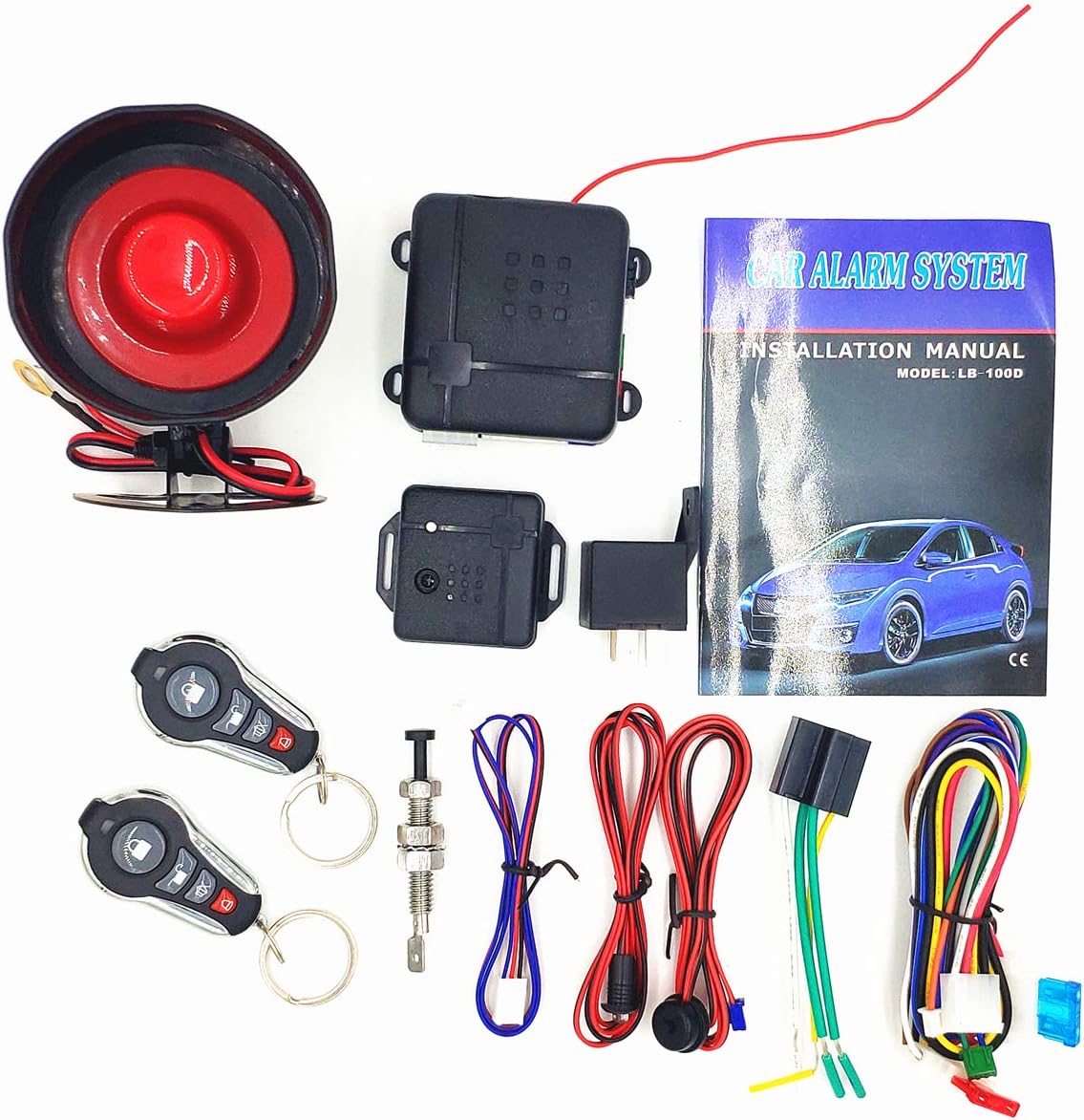 Alarm za auto - kompletna oprema za montažu