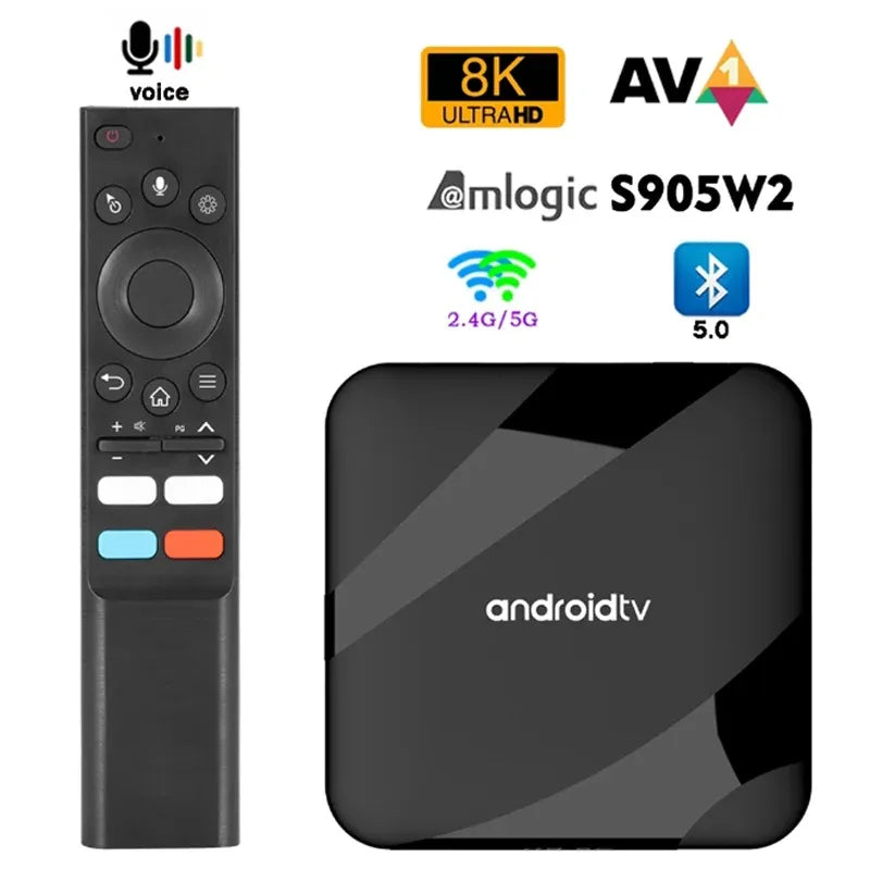 Smart Tv Box 4k Ultra HD Android 14 5G 2G/16G