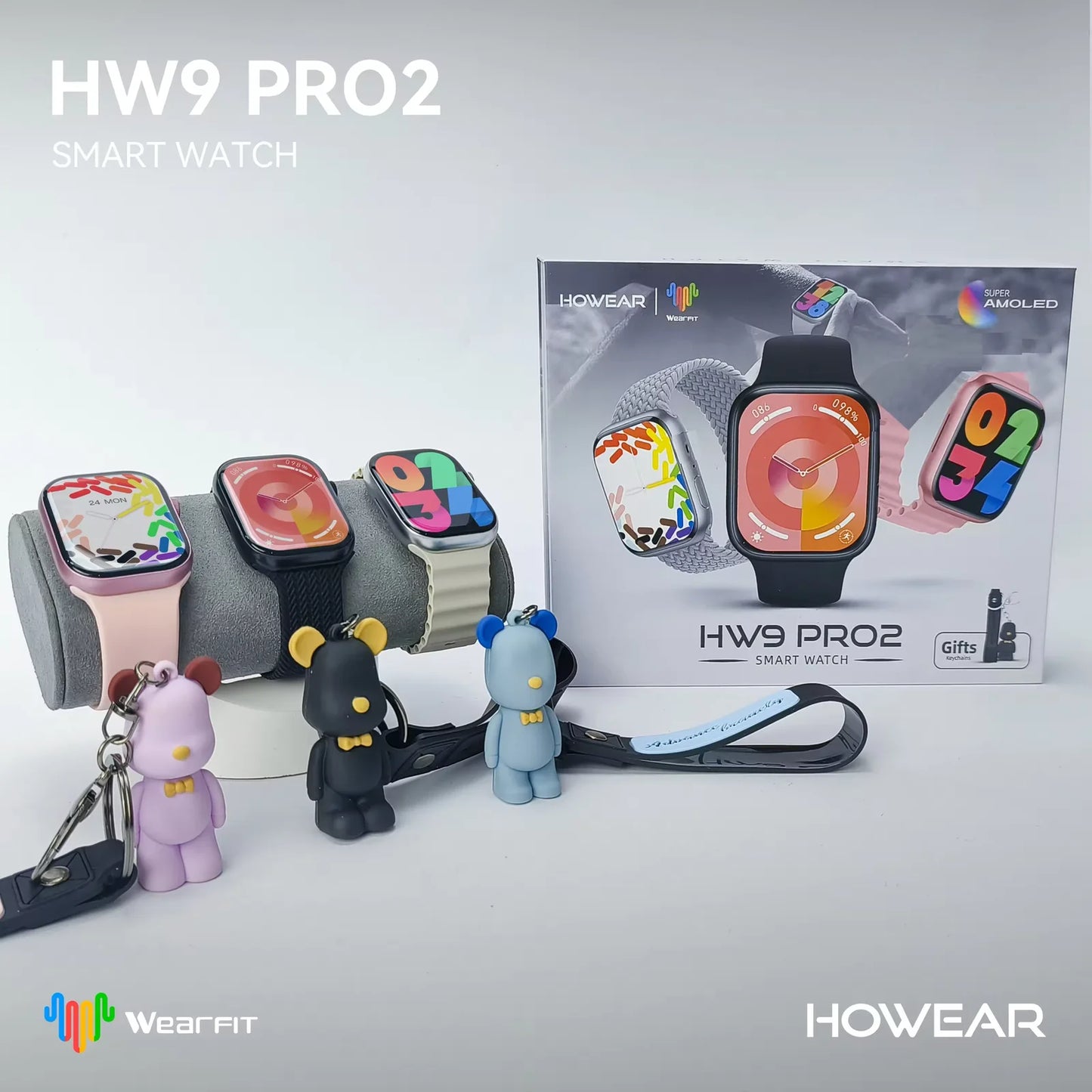 HW9 Pro 2 pametni sat + 3 narukvice