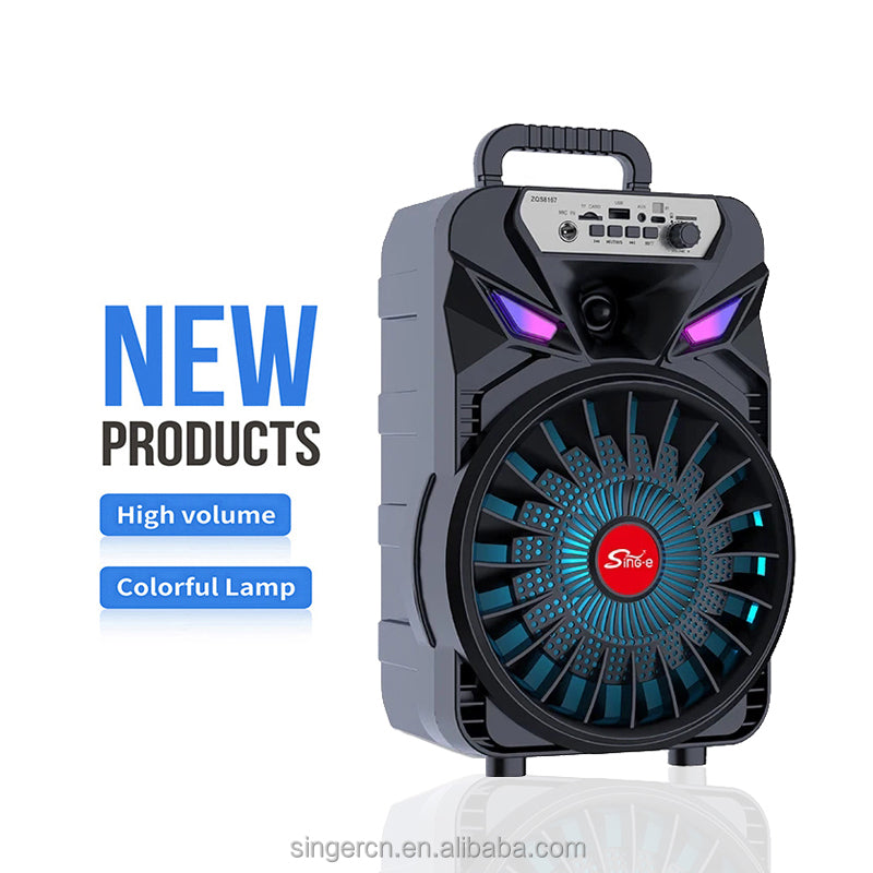 Bluetooth zvucnik karaoke 8 inca sa led svetlom