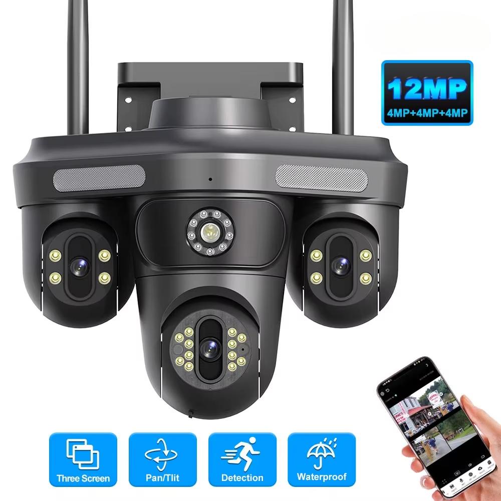 IP Wifi Kamera sa Tri Sočiva i 12MP Rezolucijom