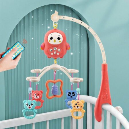 Muzička vrteška sa daljinskim upravljačem Happy bed bell