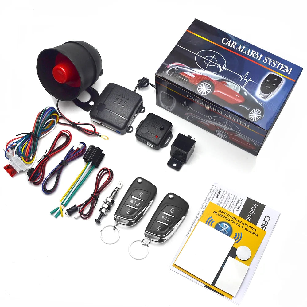 Alarm za auto - kompletna oprema za montažu