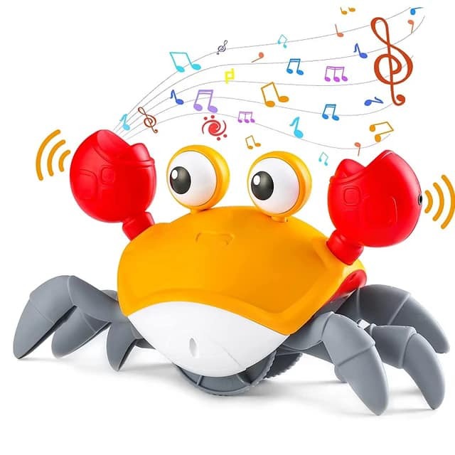 Šetajuća KRABA sa MUZIKOM i senzorom pokreta