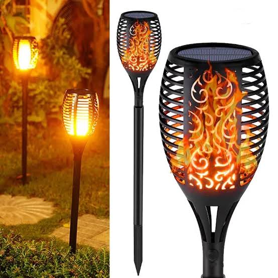 Solarna baštenska LED lampa Imitacija baklje sa LED diodama