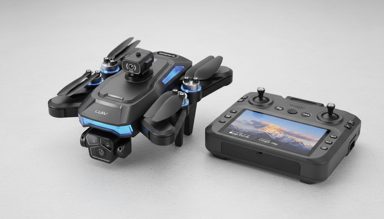 XF609 Inteligentni Sklopivi Dron sa WiFi Kamerom i Displejem na Daljinskom Upravljaču