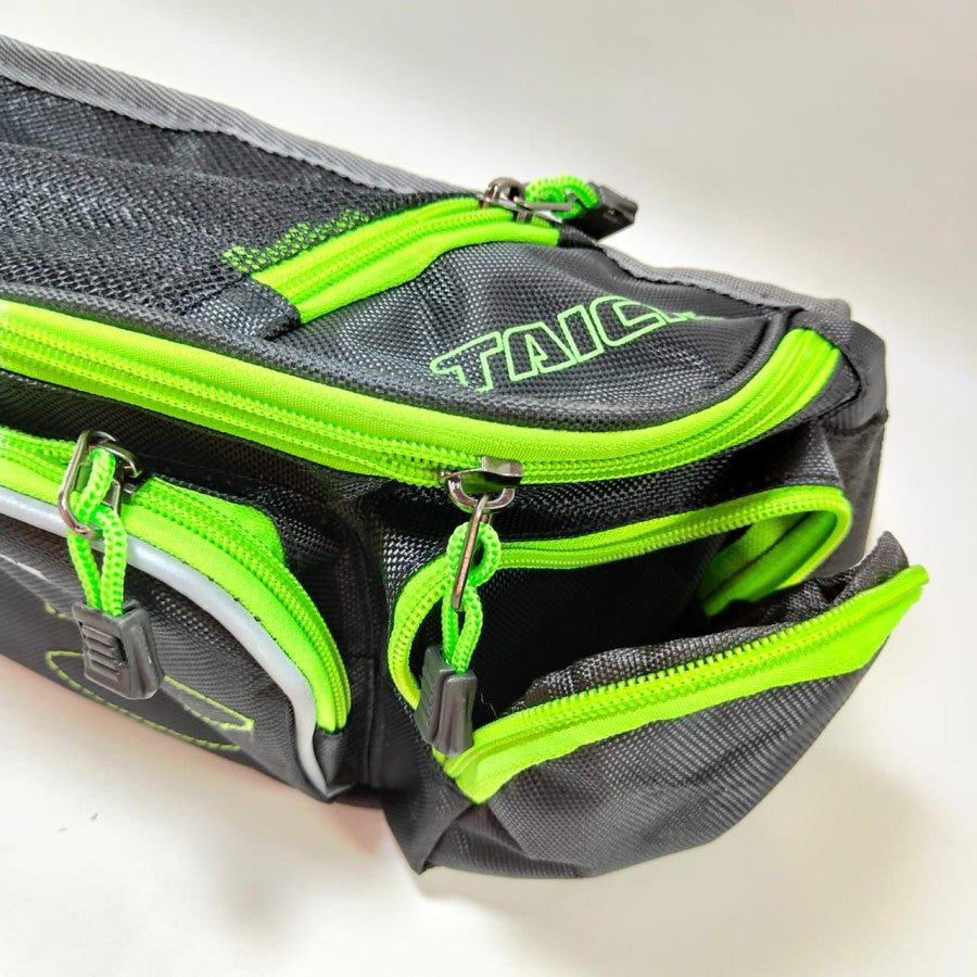 Taichi moto torbica oko struka crno sa zelenim