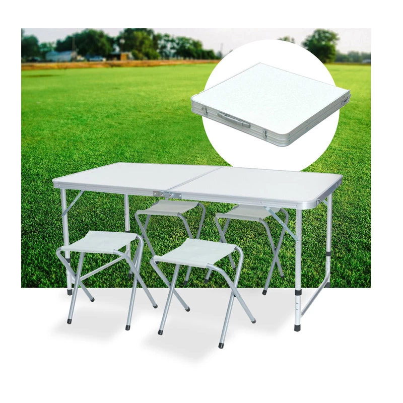 Kamperski set sklopivi sto i 4 stolice
