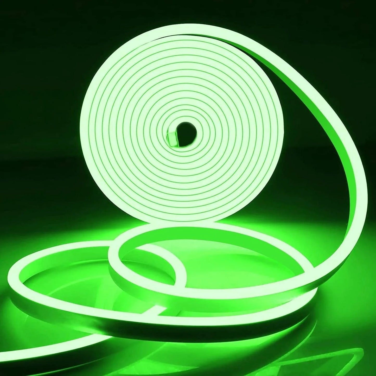 LED NEON flex traka - 10m 220v Zelena