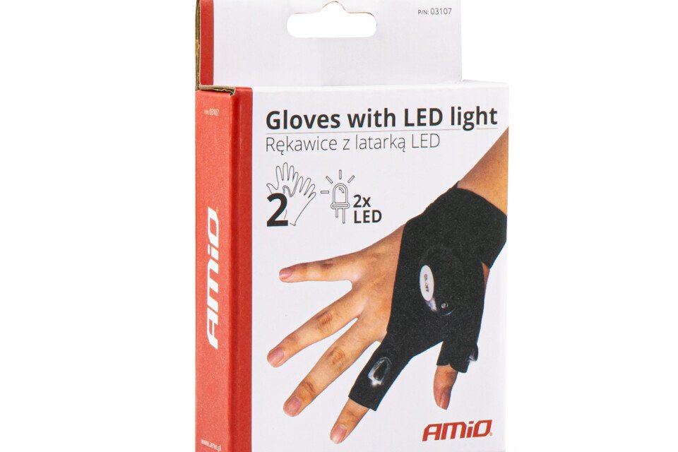 Rukavice sa led svetlom za rad u mraku