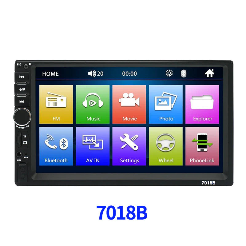 Multimedia auto radio Sistem 7018b 7 inci multimedia 2DIN