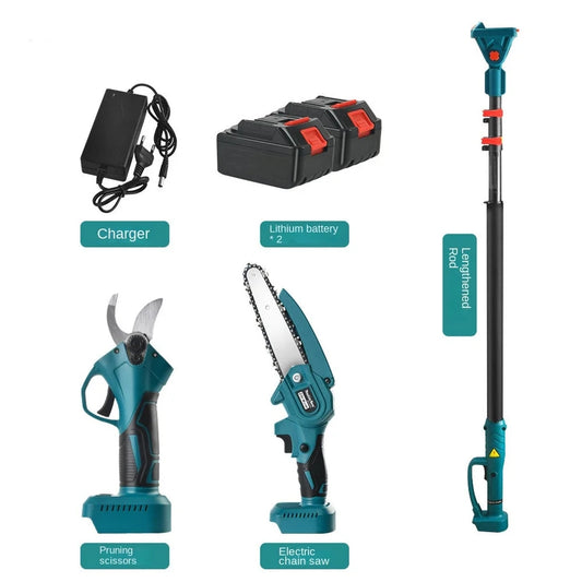 Makita aku set Testera i Makaze 88v dve baterije + Teleskop