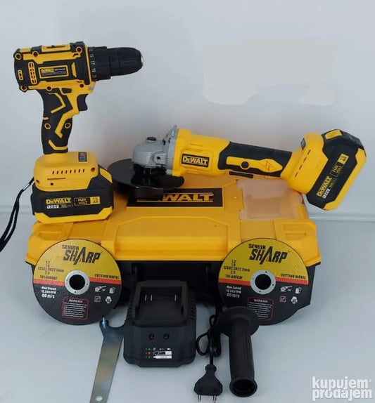 Dewalt set Aku srafilica + Aku brusilica 128v 