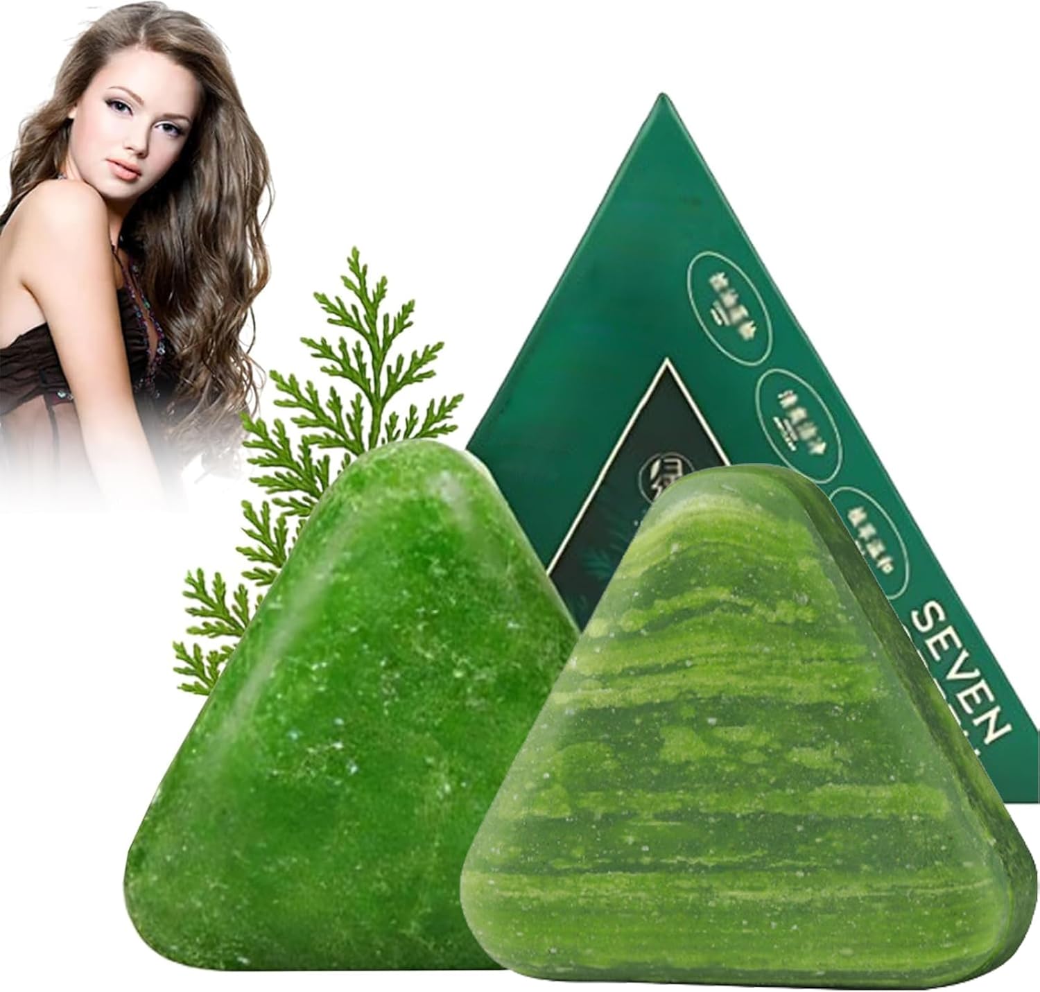 1+1 GRATIS BioHair Usman Herbal Shampoo Bar – Prirodni Biljni Šampon za Brži Rast Kose, Protiv Opadanja i Jačanje Kose za Žene i Muškarce