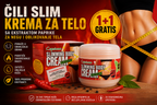 1+1 GRATIS Čili Slim Krema 230ml – Intenzivna Krema za Zatezanje i Negu Tela sa Ekstraktom Paprike