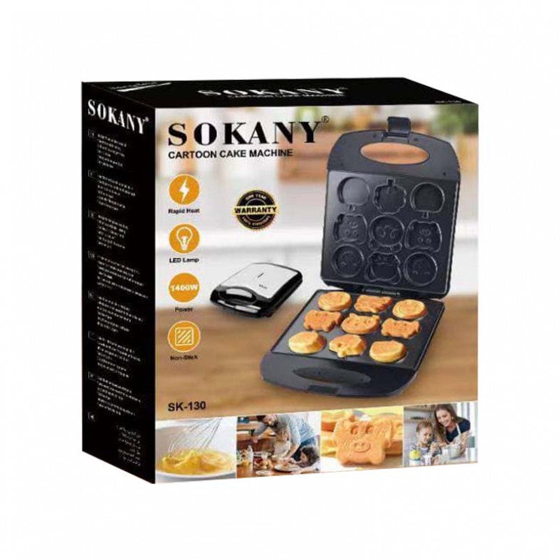 Aparat za waffle i tople sendvice - Sokany 750W