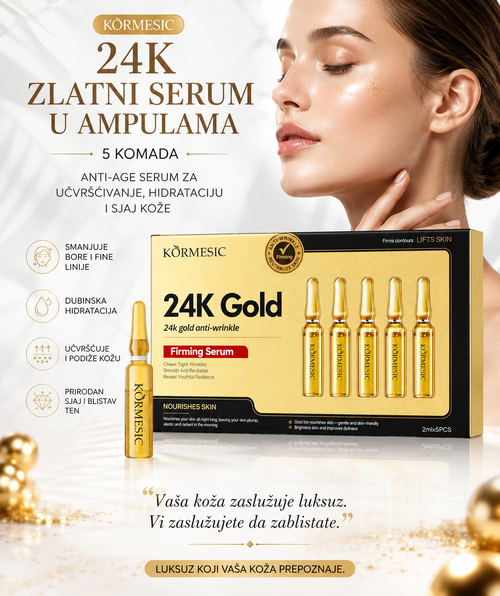 latni Serum u Ampulama (5 Komada) – Anti-Age Serum za Učvršćivanje, Hidrataciju i Sjaj Kože