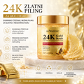 24K Zlatni Piling za Lice i Telo – Dubinsko Čišćenje, Piling sa Solju i Šećerom za Glatku i Negovanu Kožu
