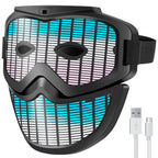 Led svetljeca maska za zurke koja reaguje na zvuk