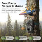 4G AI Solarna Lovacka Kamera Kamuflažni Dizajn