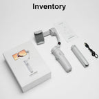 3-Axis Gimbal Stabilizator za Telefon M1 – Bluetooth Praćenje, 180° Rotacija, Magnetno LED Svetlo i Stativ | Profesionalni Anti-Shake Stabilizator za Snimanje i Vlogovanje