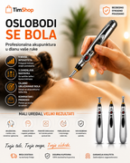 3u1 Akupunkturna Masažna Olovka – Električni Stimulator za Akupunkturu, Masažu i Opuštanje Mišića