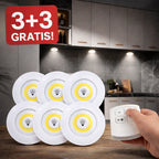 3u1 LED Svetla sa Daljinskim – 3+3 GRATIS Bežično Osvetljenje za Dom