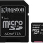 KINGSTON Memorijska kartica MicroSD 64 GB + adapter