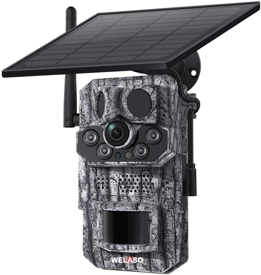 4G AI Solarna Lovacka Kamera Kamuflažni Dizajn