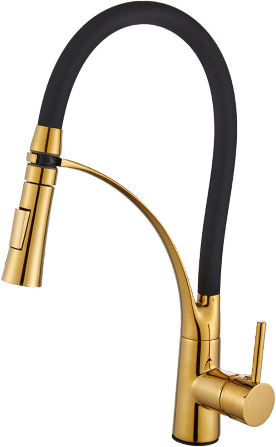 Fleksibilna zlatna slavina za sudoperu