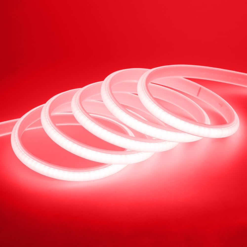LED NEON flex traka - 10m 220v Crvena
