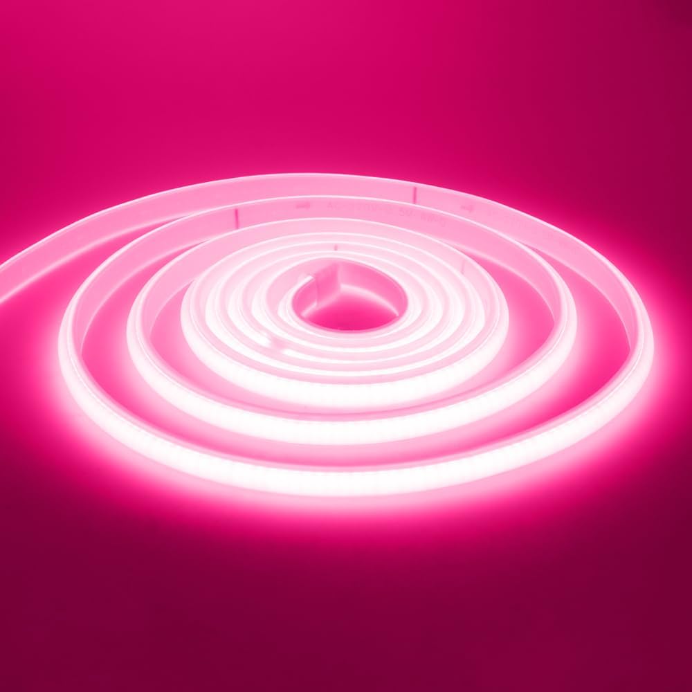 LED NEON flex traka - 10m 220v Pink
