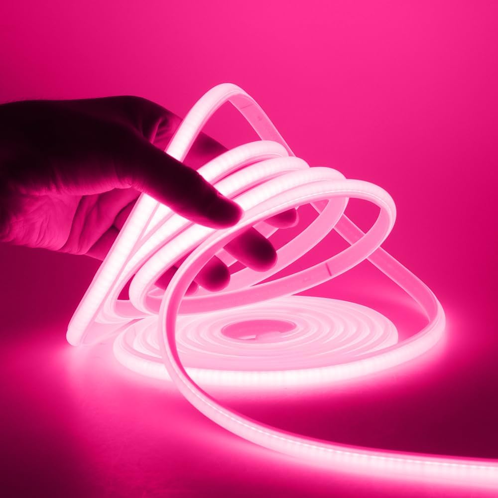 LED NEON flex traka - 10m 220v Pink