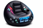 Gaming Fotelja na Naduvavanje za Decu i Tinejdžere – Gamer Stolica sa Držačem za Čašu