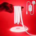 LED NEON flex traka - 10m 220v Crvena