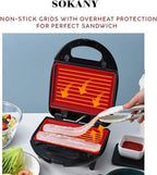 Aparat za tople sendviče SOKANY SK-BBQ-132