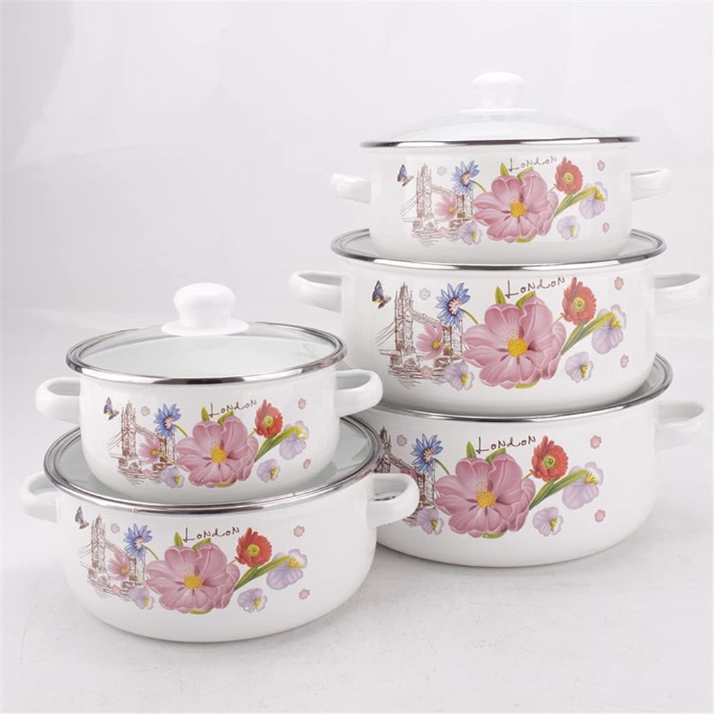 Set serpi od emajla 5 komada