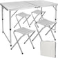 Kamperski set sklopivi sto i 4 stolice