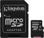 KINGSTON Memorijska kartica MicroSD 128 GB + adapter