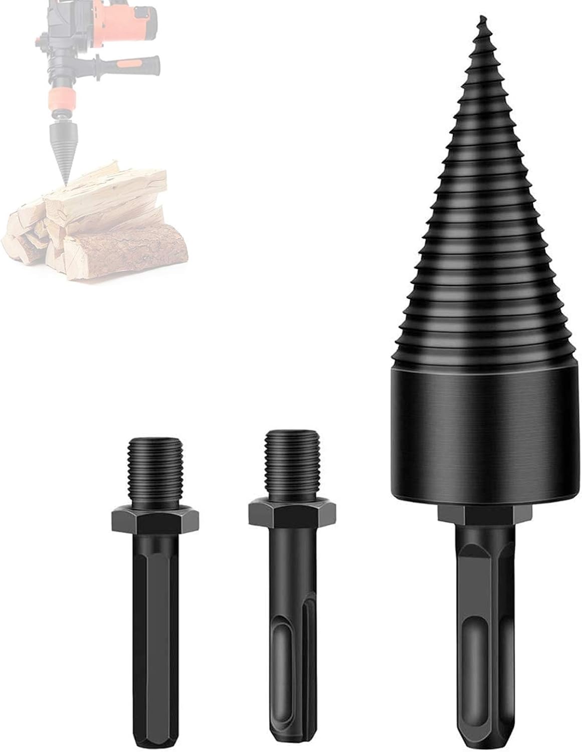 Alat za cepanje drva sa adapterima