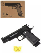 Airsoft metalni pištolj C6 na metkiće